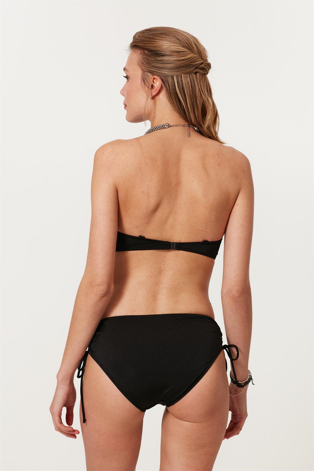 Pierre Cardin Straplez Kaplı Bikini Takım 217342 Siyah
