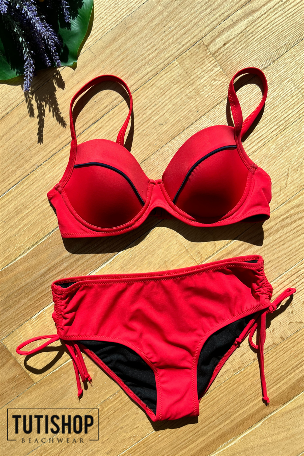 Pierre Cardin Kaplı Bikini Takım Kırmızı 227236