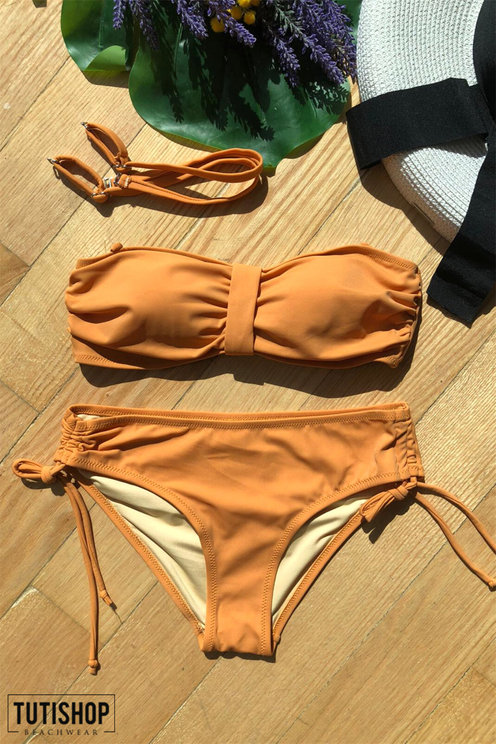 Pierre Cardin Soft Straplez Bikini  Takım Hardal 227329