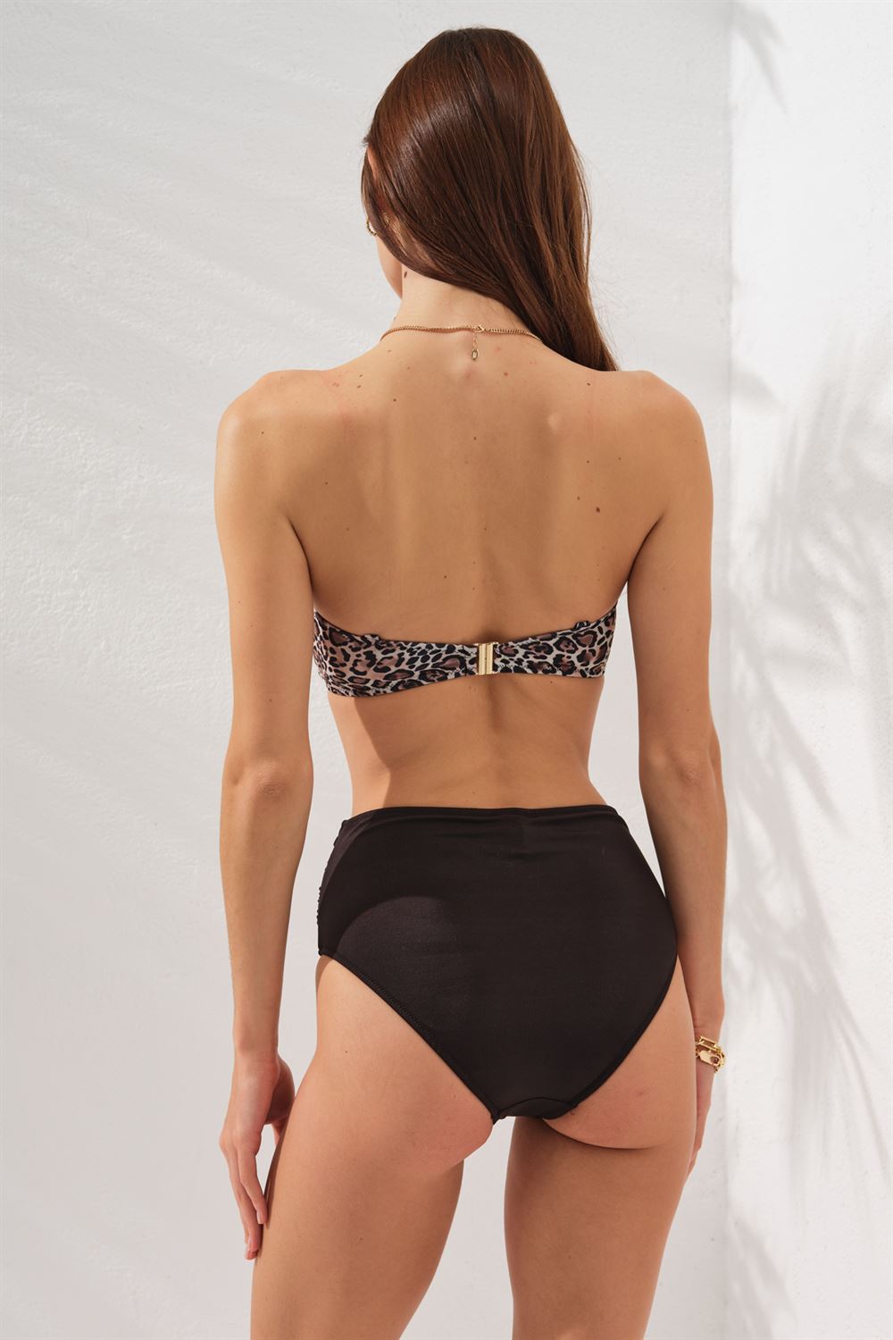 Pierre Cardin Anna Soft Straplez Bikini Takım Leopar 231239-D